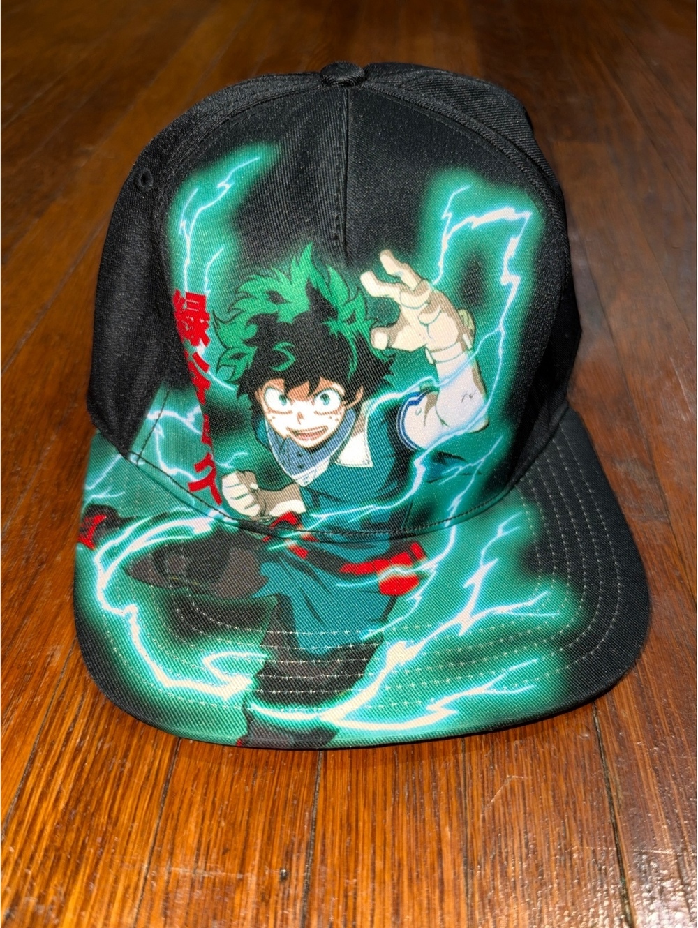 My Hero Academia Ball Cap Snapback Hat Anime Manga Izuku Midoriya by Bioworld